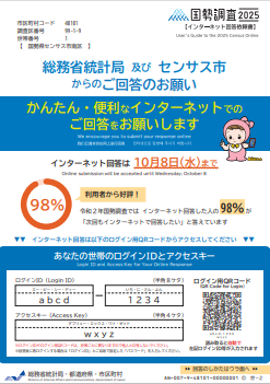 国勢調査オンライン回答